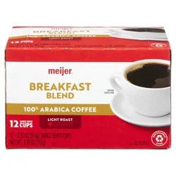 Meijer Breakfast Blend Coffee Pods - 12 ct