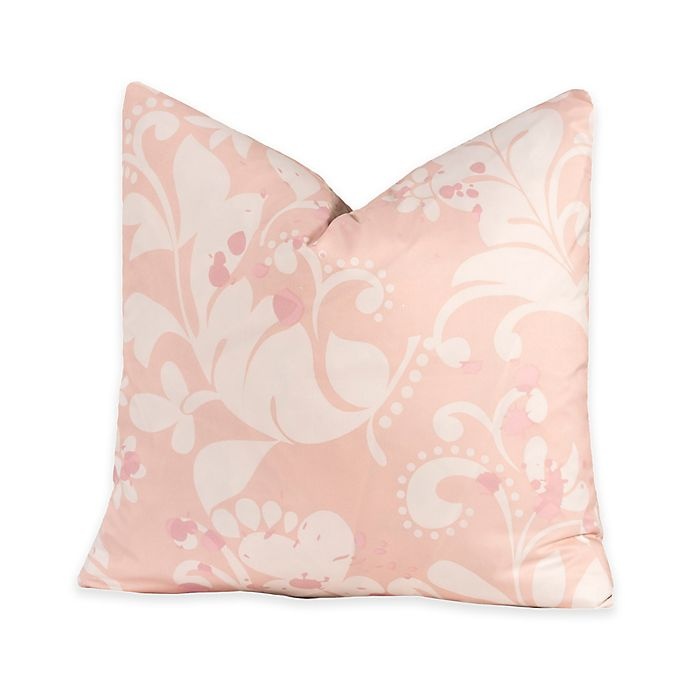 slide 1 of 1, Crayola Eloise Square Throw Pillow - Pink, 16 in