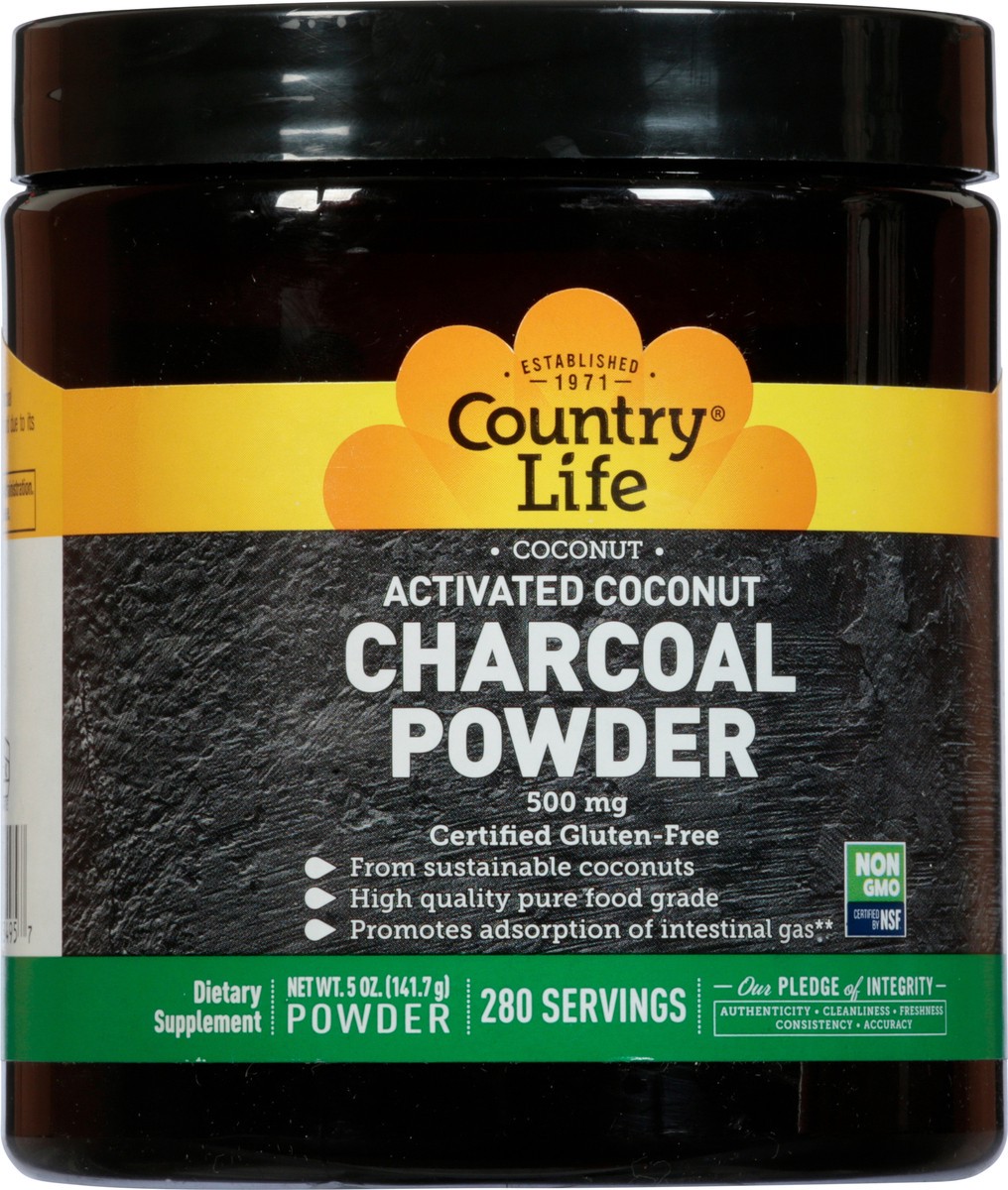 slide 12 of 13, Country Life Coconut Charcoal Powder, 5 oz