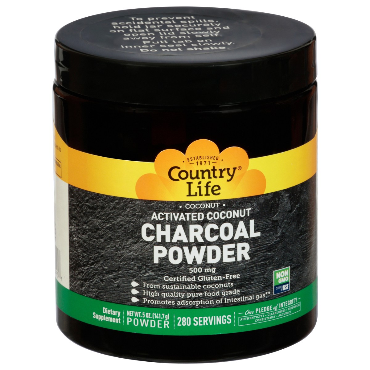 slide 1 of 13, Country Life Coconut Charcoal Powder, 5 oz