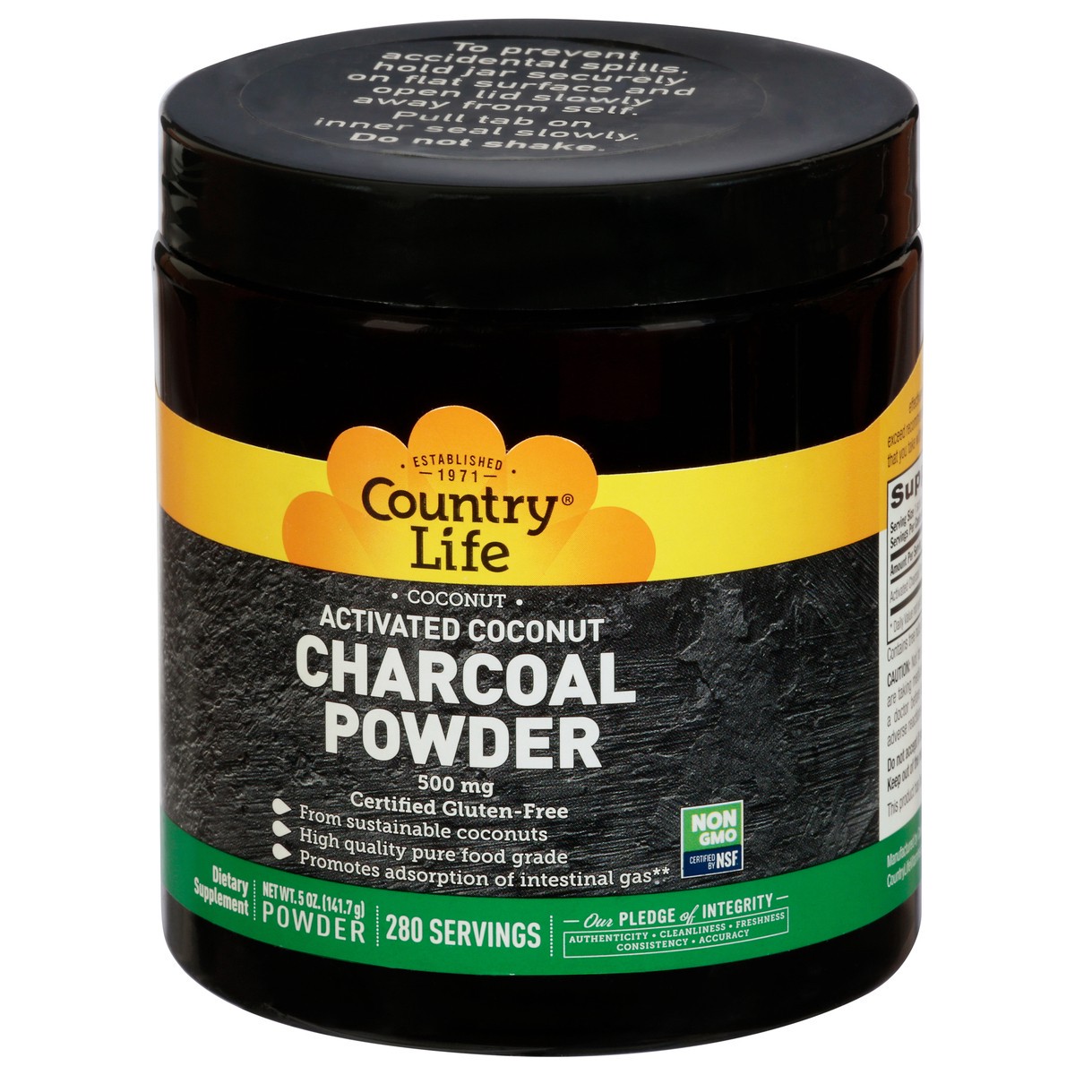 slide 11 of 13, Country Life Coconut Charcoal Powder, 5 oz