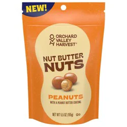 Orchard Valley Harvest Nut Butter Nuts Peanuts with a Peanut Butter Coating 5.5 oz