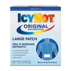 Icy Hot Original Pain Relief Patch Large 5 ea