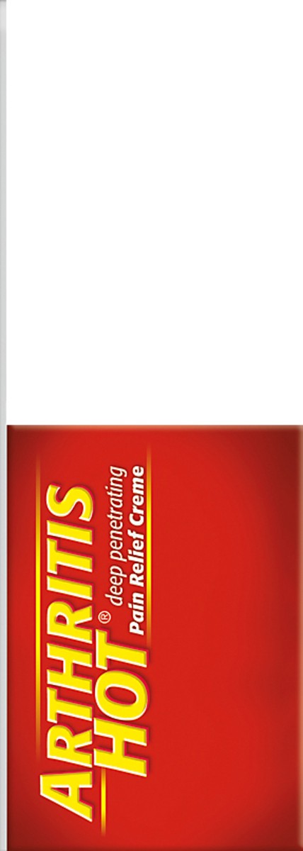 slide 7 of 9, Arthritis Hot Pain Relief Creme 3 oz, 3 oz