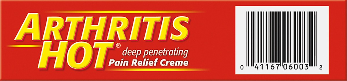 slide 6 of 9, Arthritis Hot Pain Relief Creme 3 oz, 3 oz