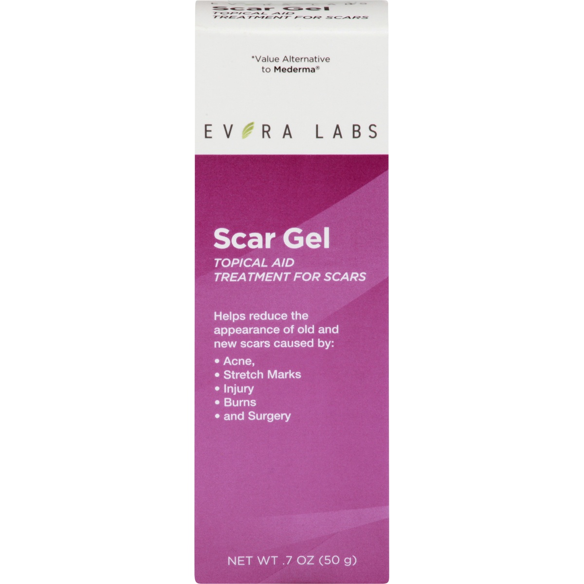 slide 1 of 1, Evora Labs Scar Gel, 0.7 oz