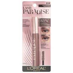 L'Oreal Paris Voluminous Lash Paradise Mascara, Voluptuous Volume, Latte Brown, 0.28 Fl Oz