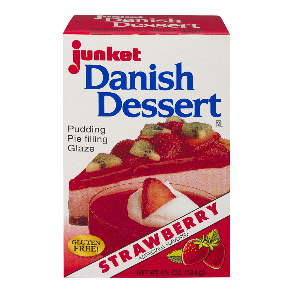 slide 1 of 1, Junket Danish Strawberry Dessert Mix, 4.75 oz