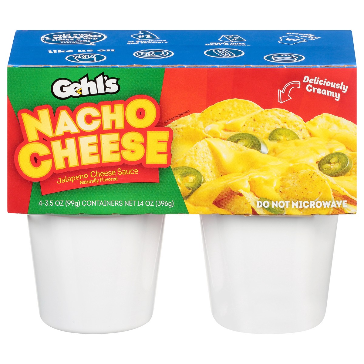 slide 1 of 13, Gehl's Nacho Cheese Nacho Cheese 4 ea, 4 ct