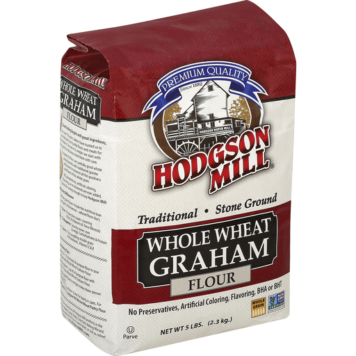 slide 3 of 3, Hodgson Mill Graham Flour, Whole Wheat, 5 lb