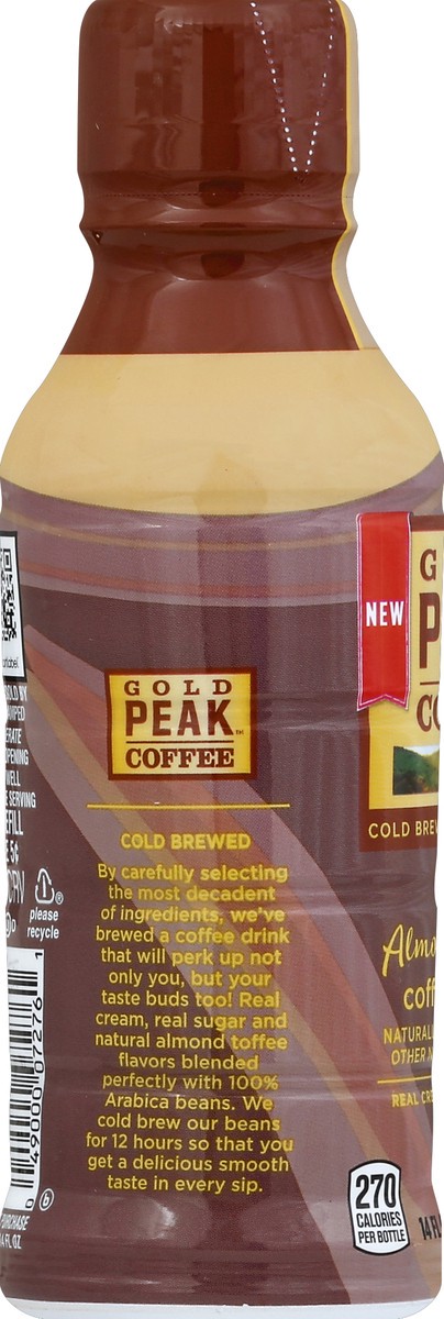 slide 3 of 4, Gold Peak Almond Toffee Bottle, 14 fl oz