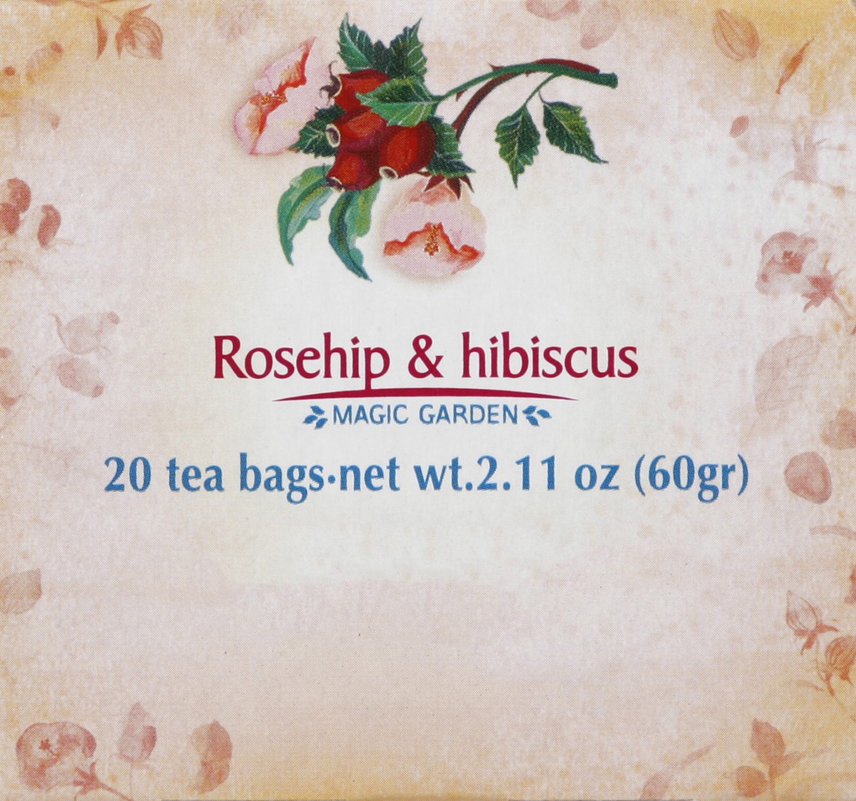 slide 3 of 5, Wissotzky Tea Magic Garden Herbal Tea Caffeine Free Rosehip & Hibiscus- 20 ct, 20 ct