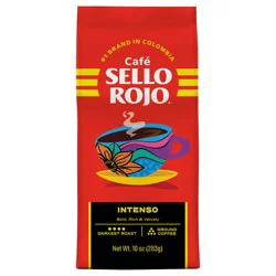 Café Sello Rojo Intenso Darkest Roast Ground Coffee 10 oz