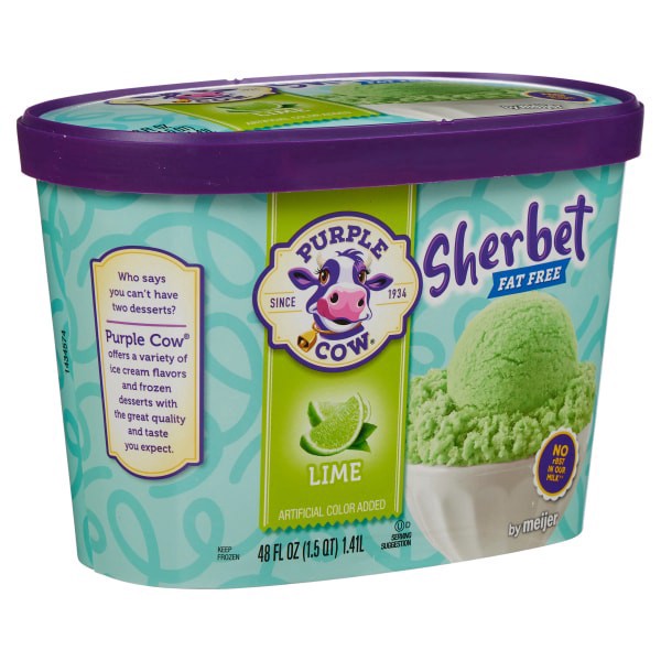 slide 6 of 25, Purple Cow Sherbet Lime 48 Oz, 48 oz