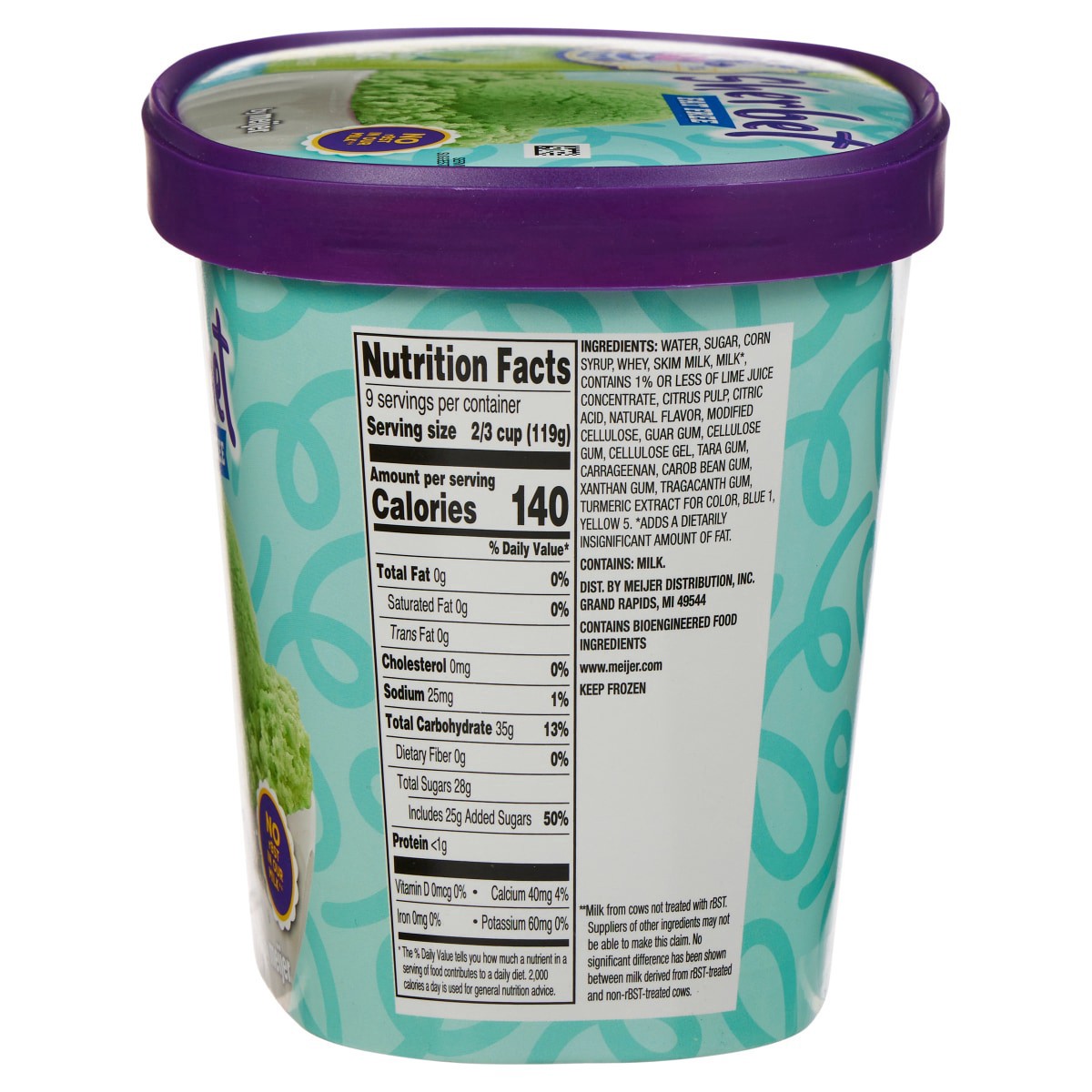 slide 4 of 25, Purple Cow Sherbet Lime 48 Oz, 48 oz