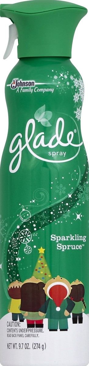 slide 2 of 2, Glade Spray Sparkling Spruce, 9.7 oz