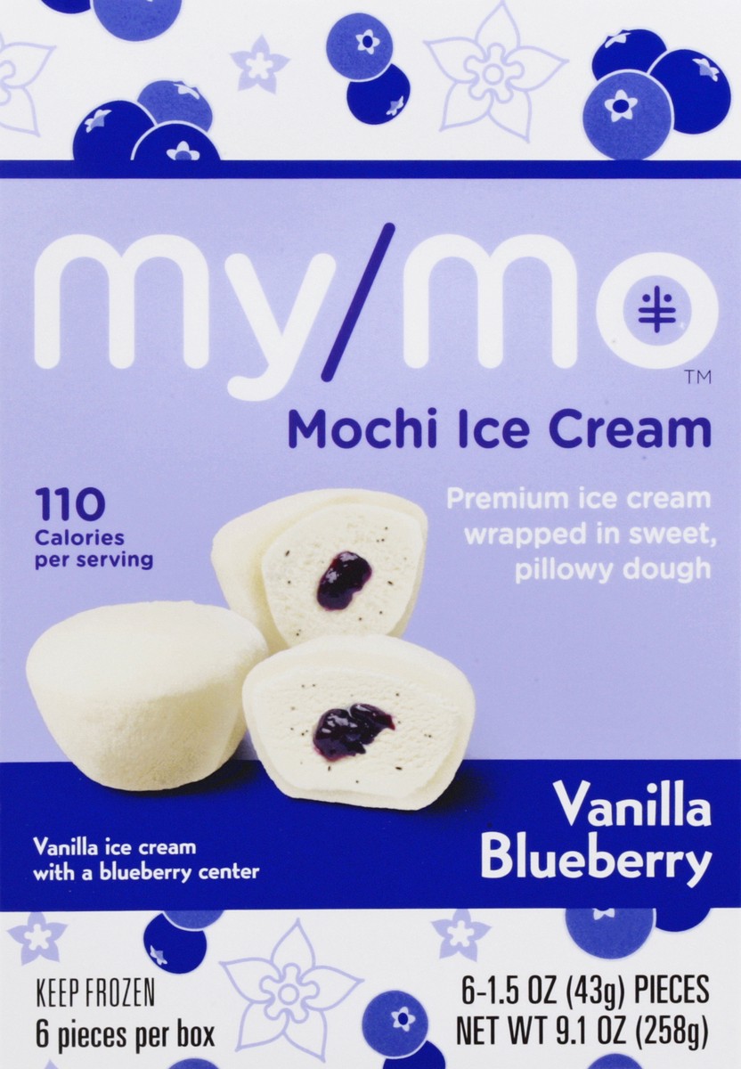 slide 1 of 6, My/Mo Ice Cream 6 ea, 1.5 fl oz