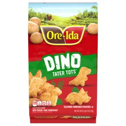 Ore-Ida Dino Shaped Tater Tots Seasoned Shredded Frozen Potatoes - 28 oz