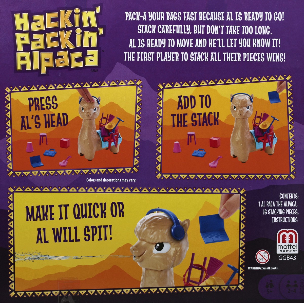 slide 5 of 10, Hackin' Packin Alpaca Toy 1 ea, 1 ct