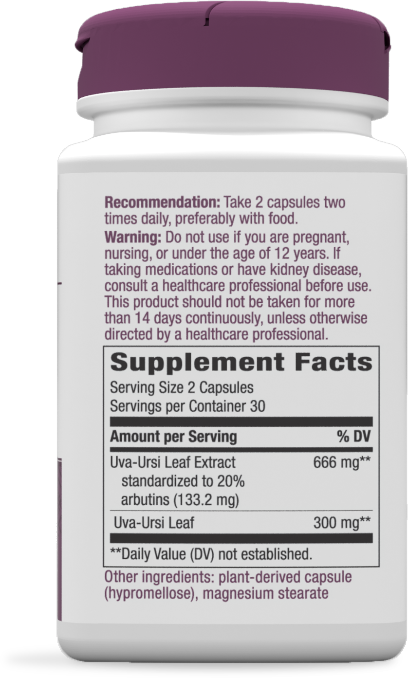 slide 5 of 5, Nature's Way Uva-Ursi, 60 cnt