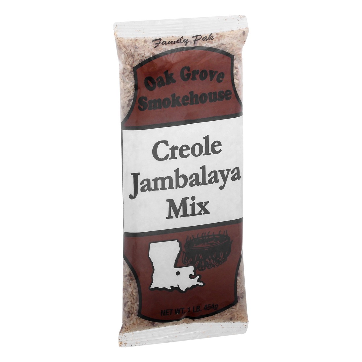 slide 2 of 11, Oak Grove Smokehouse Family Pak Creole Jambalaya Mix 1 lb, 1 lb