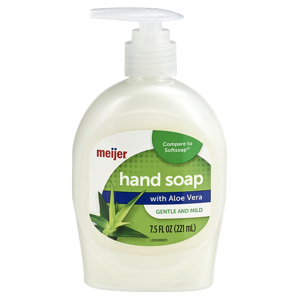 slide 1 of 1, Meijer Aloe Hand Soap, 7.5 oz