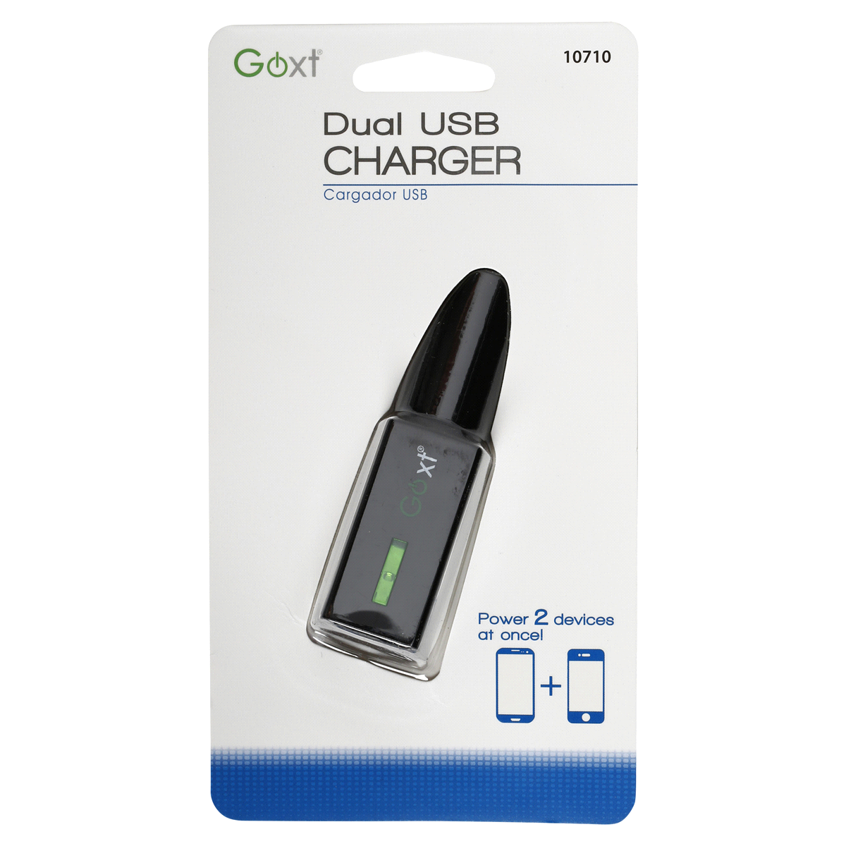 slide 1 of 5, I-xt Dual USB Car Charger, 1 ct