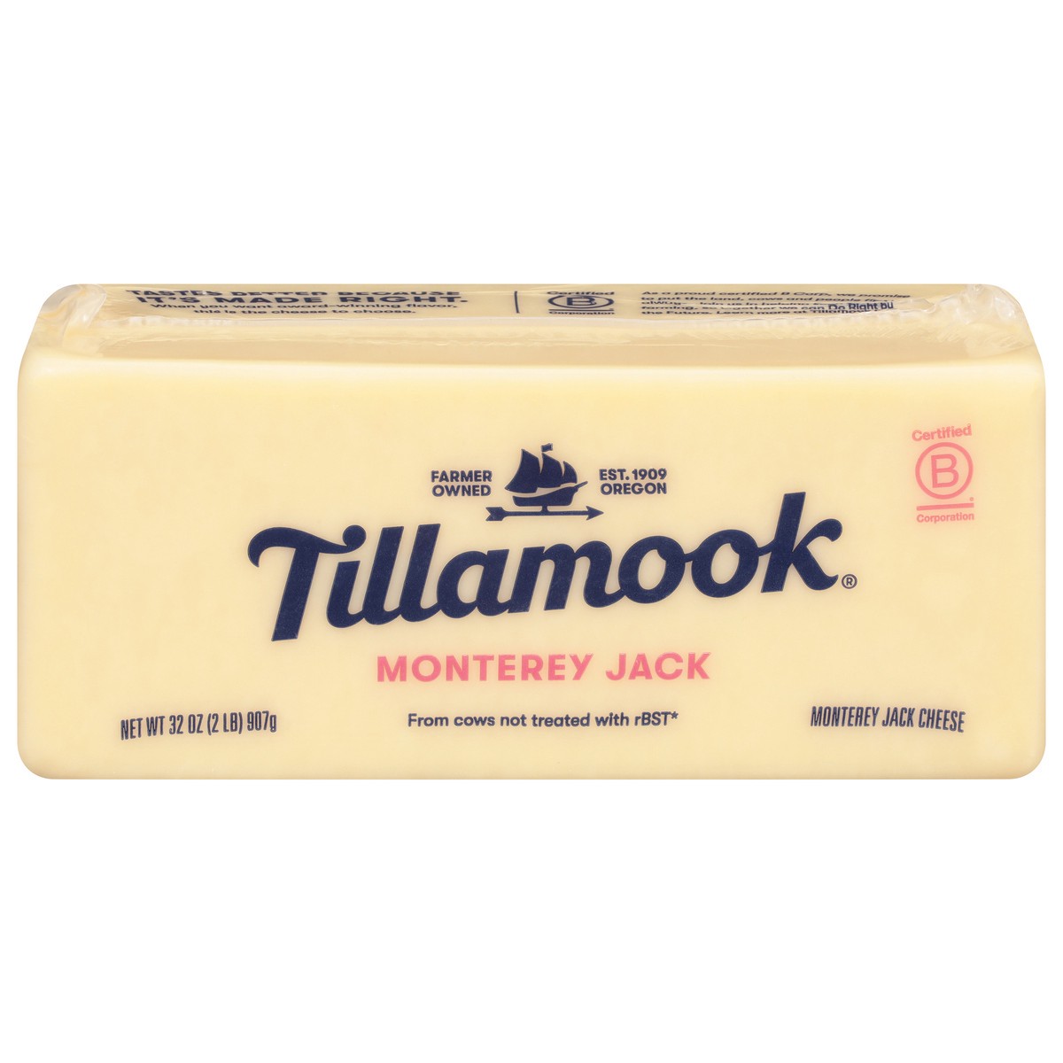 slide 1 of 6, Tillamook Monterey Jack Cheese 32 oz, 32 oz