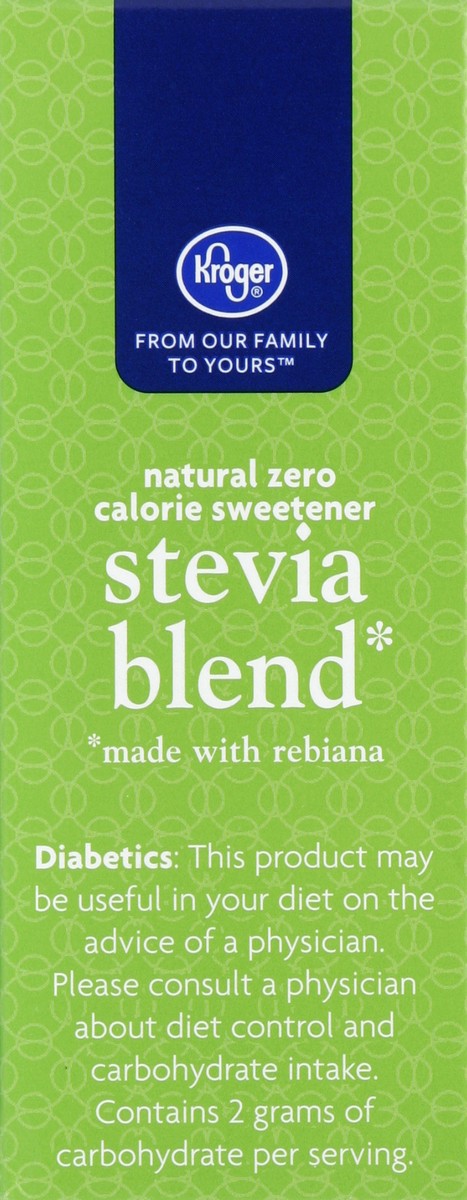 slide 3 of 5, Kroger Stevia Zero Calorie Sweetener Blend, 40 ct; 0.07 oz