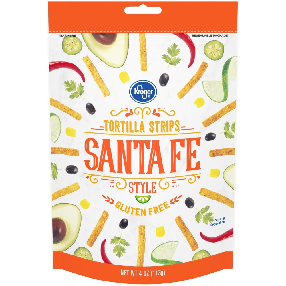 slide 1 of 3, Kroger Santa Fe Tortilla Strips, 4 oz