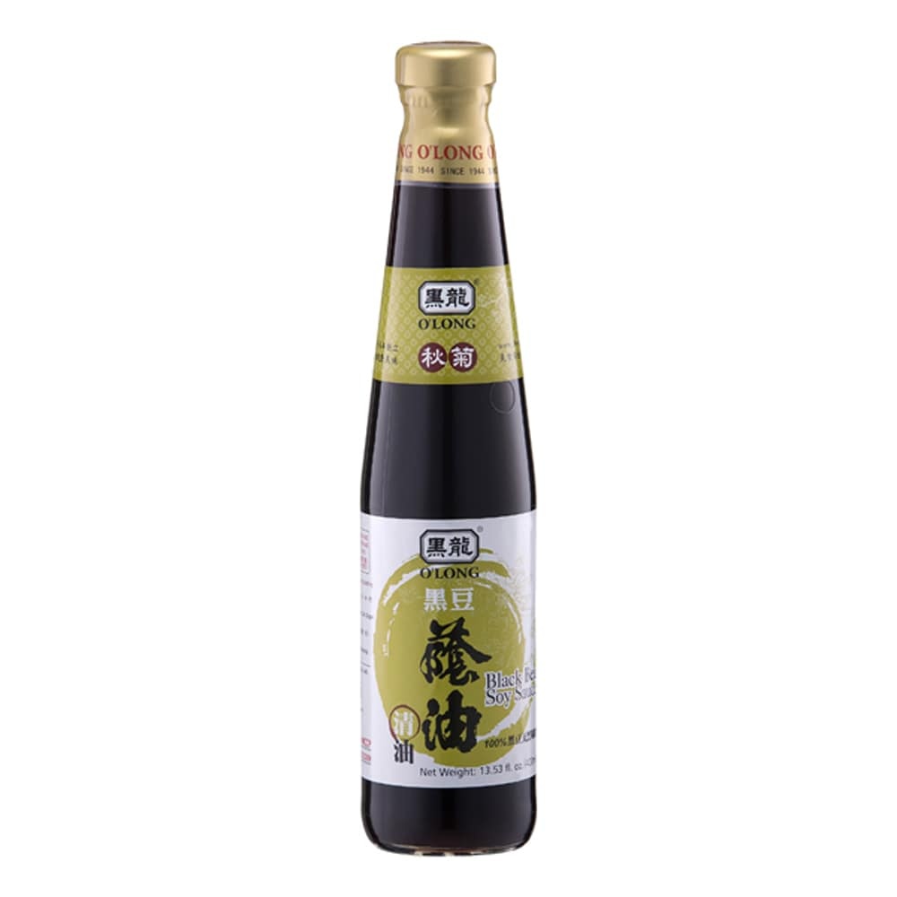 slide 1 of 1, O'Long Black Bean Soy Sauce, 13.53 oz