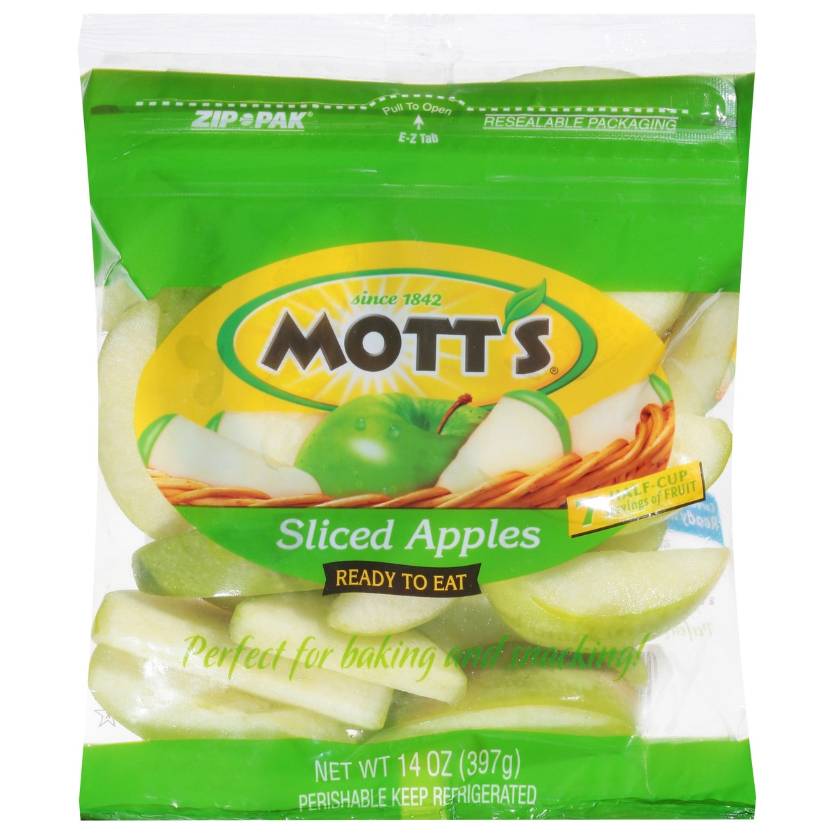 slide 1 of 9, Mott's Sliced Apples 14 oz, 1 ct