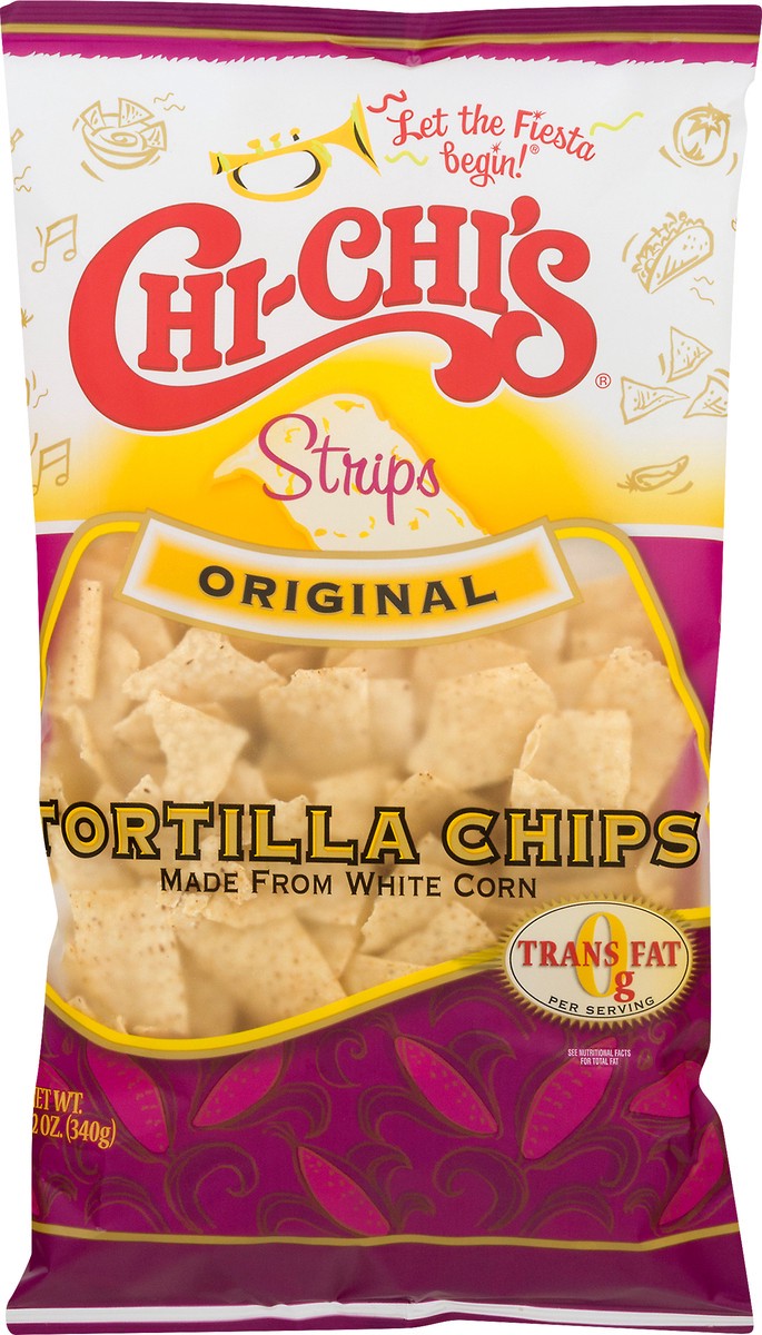 slide 7 of 12, Chi-Chi's Strips Original Tortilla Chips 12 oz, 12 oz