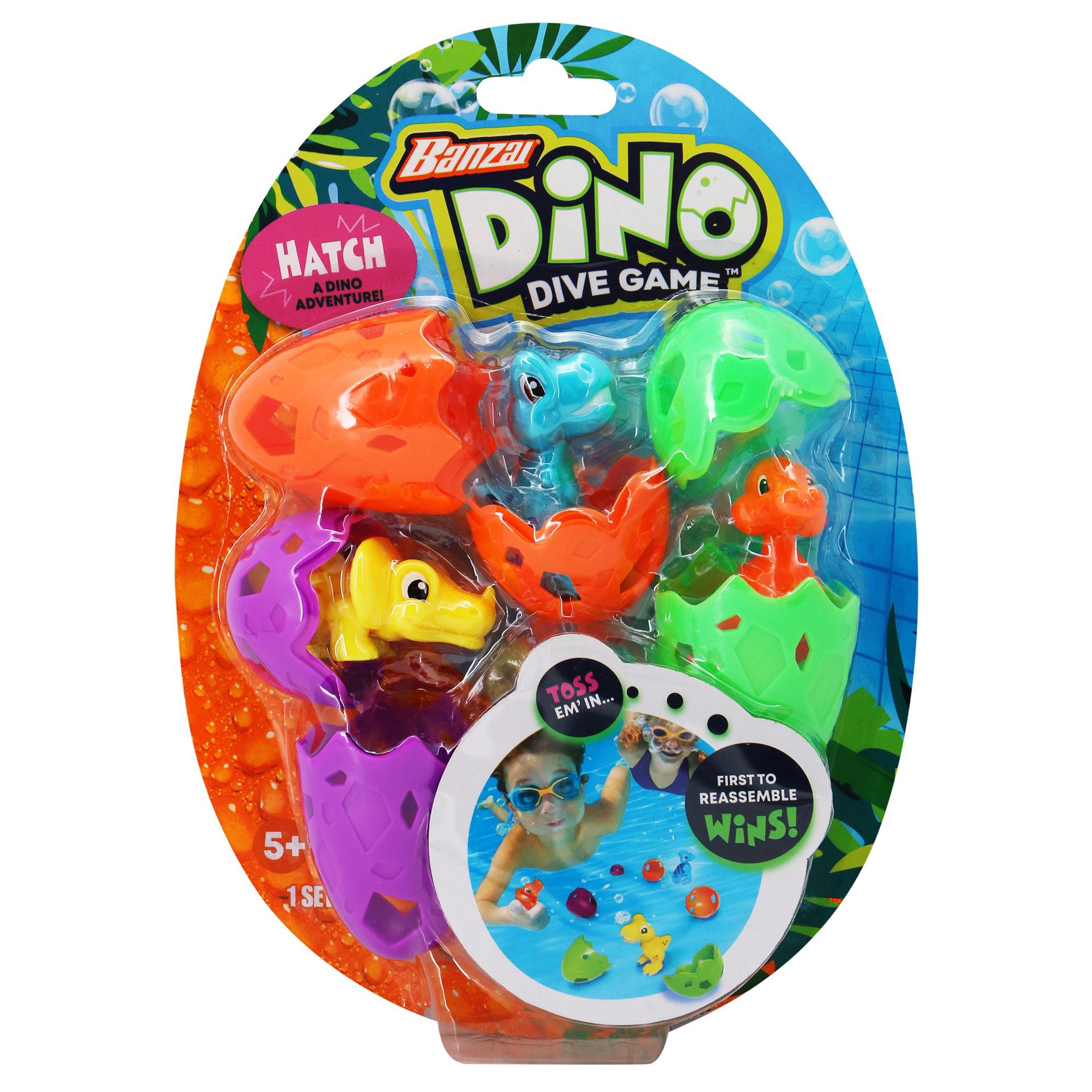 slide 1 of 1, Banzai Dino Dive Pool Game, 1 ct