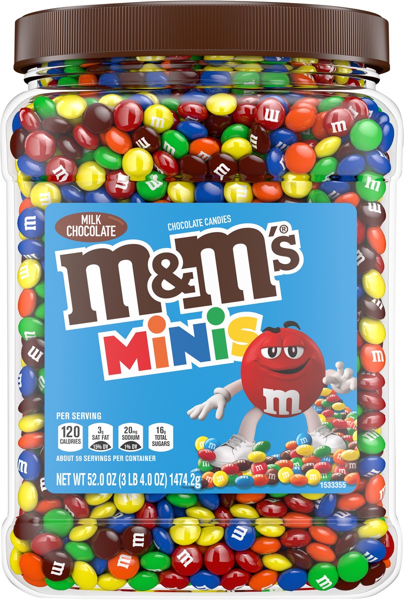 slide 7 of 12, M&M'S Minis 52 Ounces Each, 52 oz