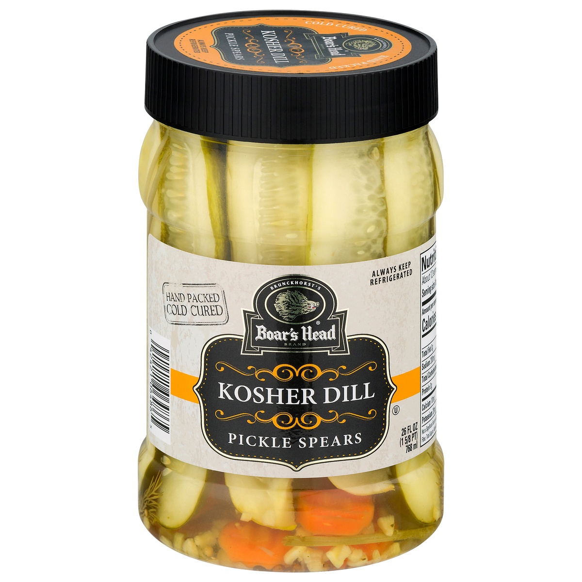 slide 10 of 10, Boar's Head Pickle Chips, Kosher Dill, 26 oz