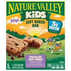 Nature Valley Kids Chocolate Chip Cookie Soft Baked Layered Bars 5 Count