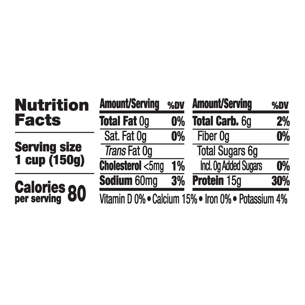 slide 6 of 8, Oikos Greek Nonfat Yogurt, Plain, 5.3 oz., 5.3 oz