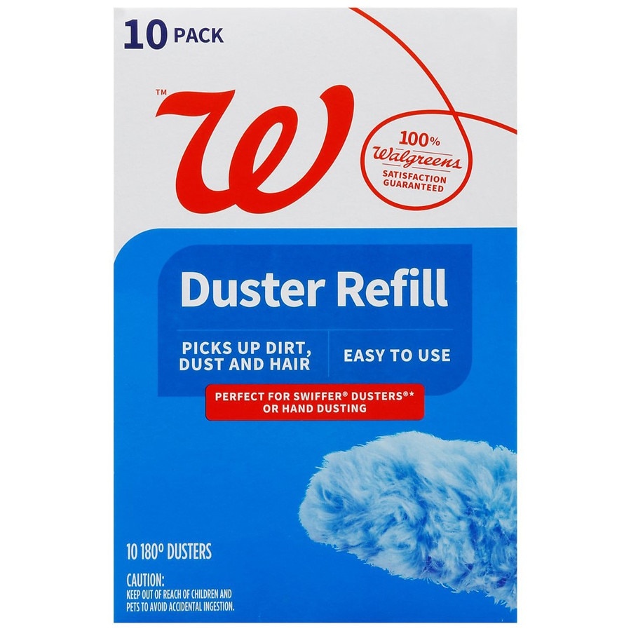 slide 1 of 1, Walgreens Duster Refill, 10 ct