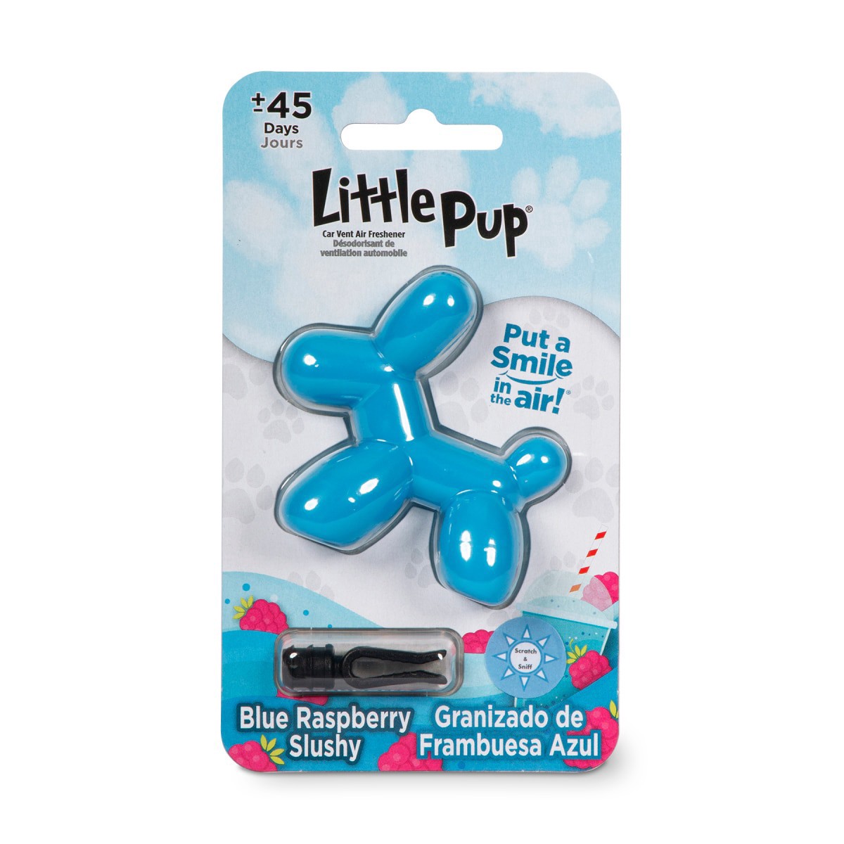 slide 1 of 5, 3M Little Pup Blue Raspberry Slushy Air Freshener, 1 ct
