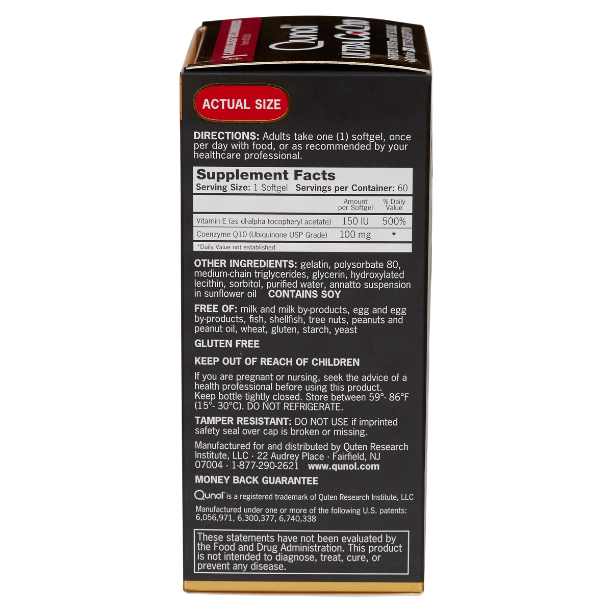 slide 2 of 2, Qunol 100 mg Ultra CoQ10 60 Softgels, 60 ct