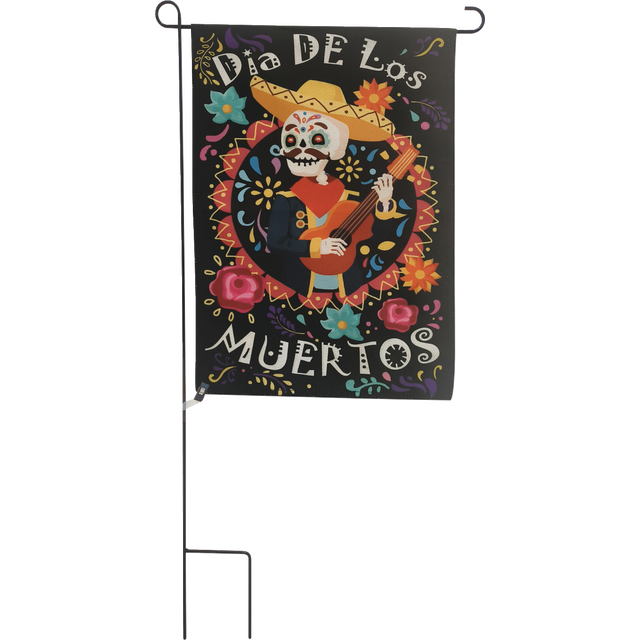 slide 1 of 1, CREATIVE HOME Day Of Dead Garden Flag, 1 ct