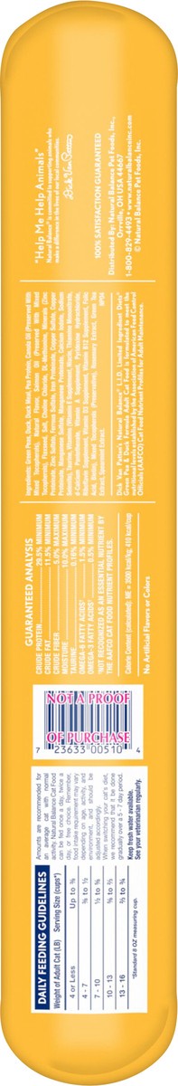 slide 8 of 9, Natural Balance L.I.D. Limited Ingredients Diet Grain Free Green Pea & Duck Formula Cat Food 10 lb, 10 lb
