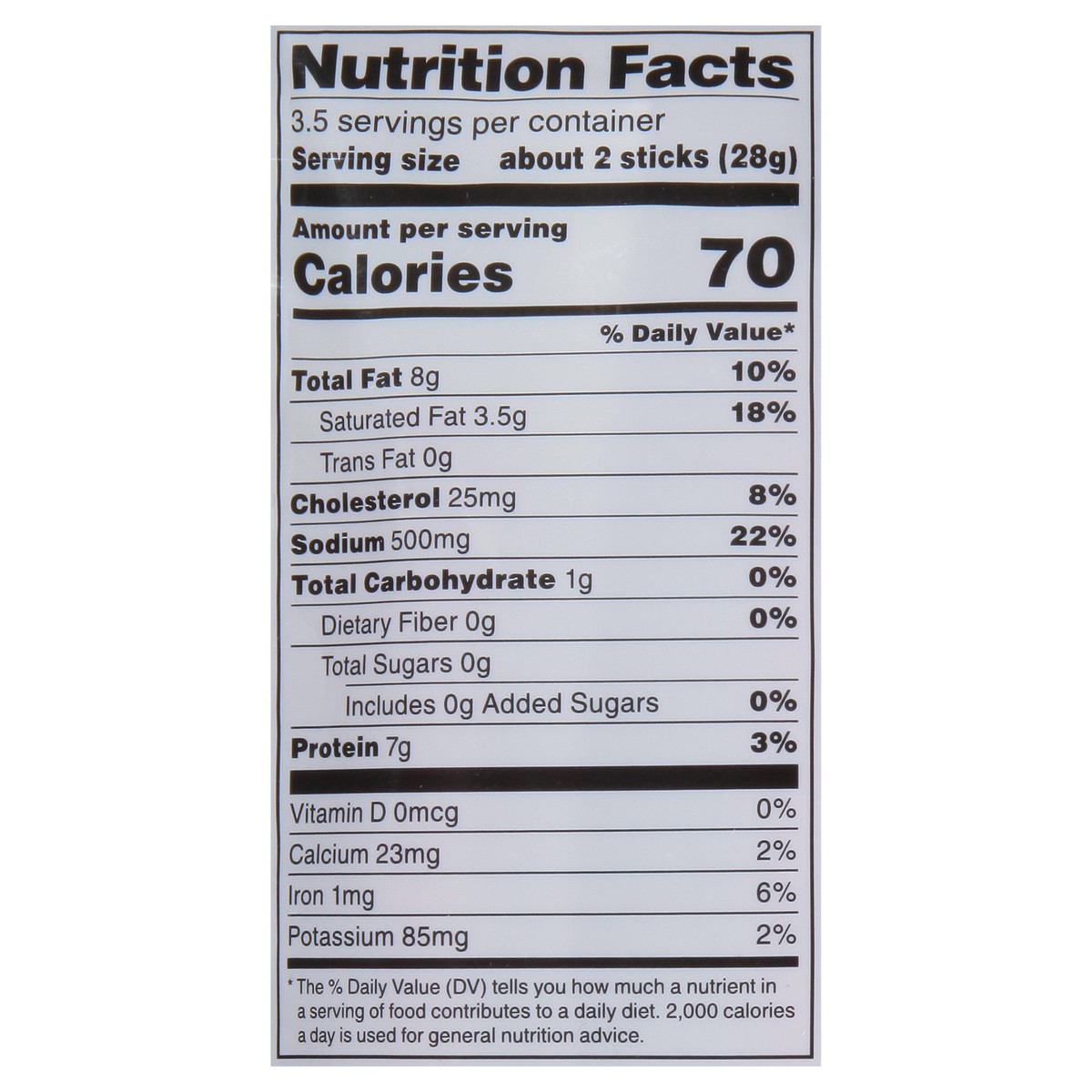 slide 2 of 14, Crav'n Flavor Original Beef Sticks 7 ea, 7 ct