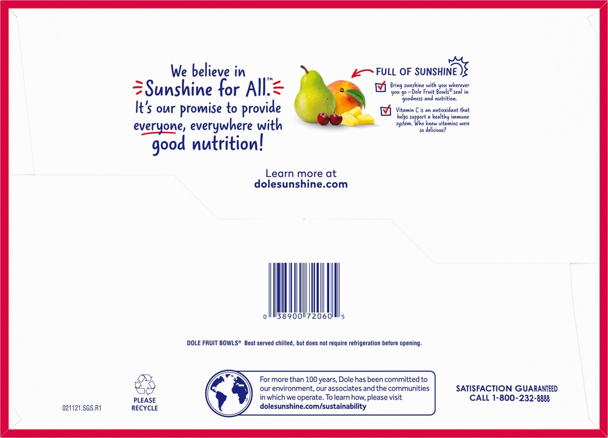 slide 2 of 9, Dole Cherry Mixed Fruit In 100% Fruit Juice Fruit Cups, 12 ct; 4 oz