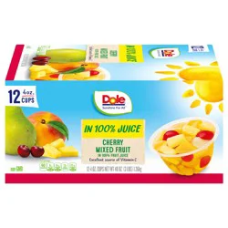Dole Cherry Mixed Fruit, in 100% Fruit Juice