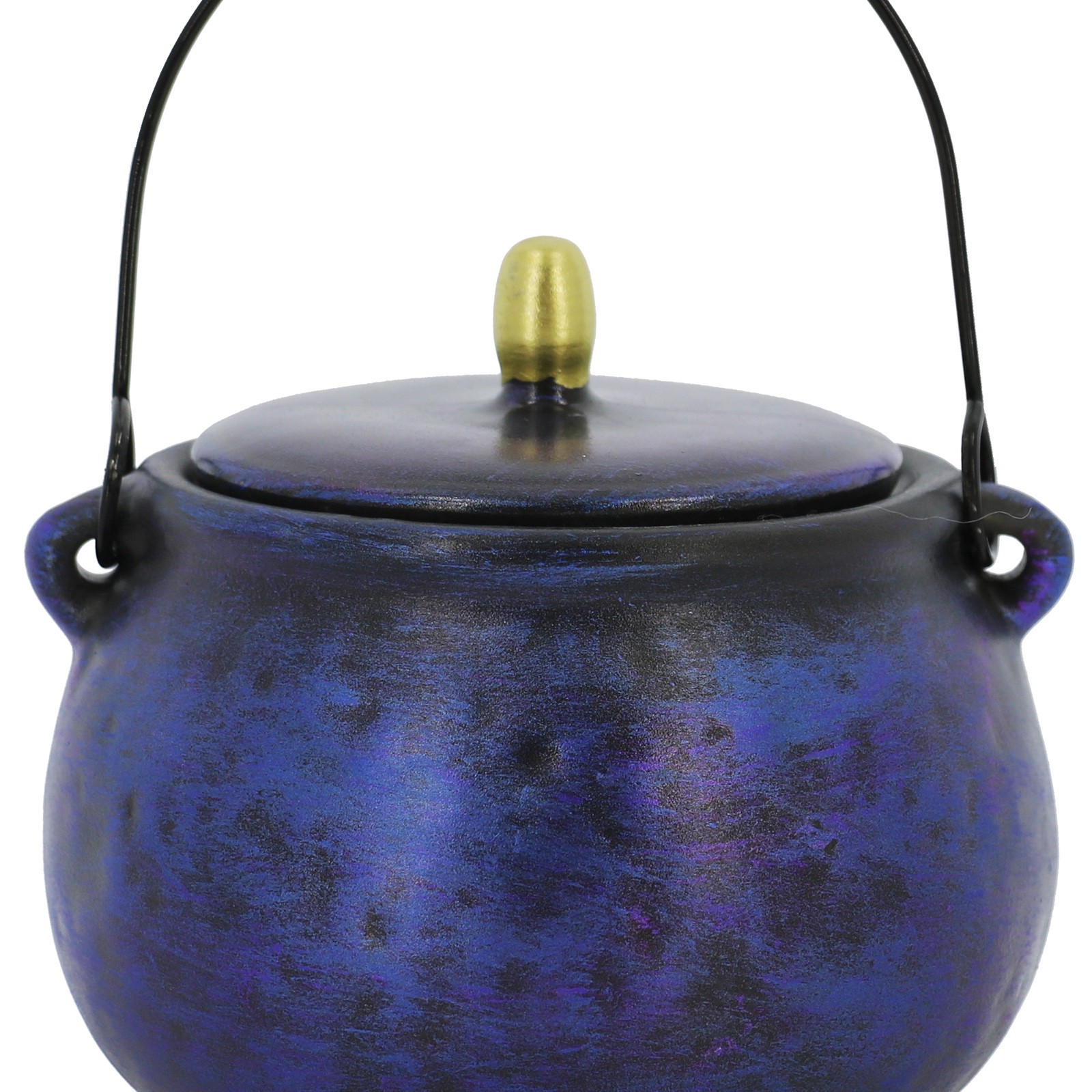 slide 2 of 3, 5" Purple Cauldron Ceramic Tabletop Decor By Ashland, 5 in