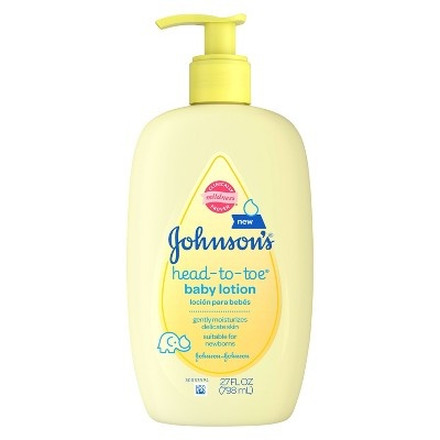 slide 1 of 1, Johnson's Head-to-Toe Baby Lotion, 27 oz