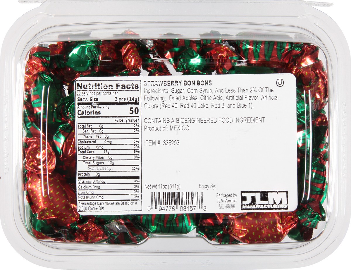 slide 14 of 14, JLM Manufacturing Strawberry Bon Bon 11 oz, 11 oz