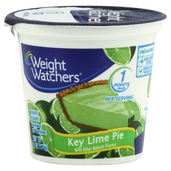 slide 1 of 1, Weight Watchers Yogurt, Nonfat, Key Lime Pie, 6 oz